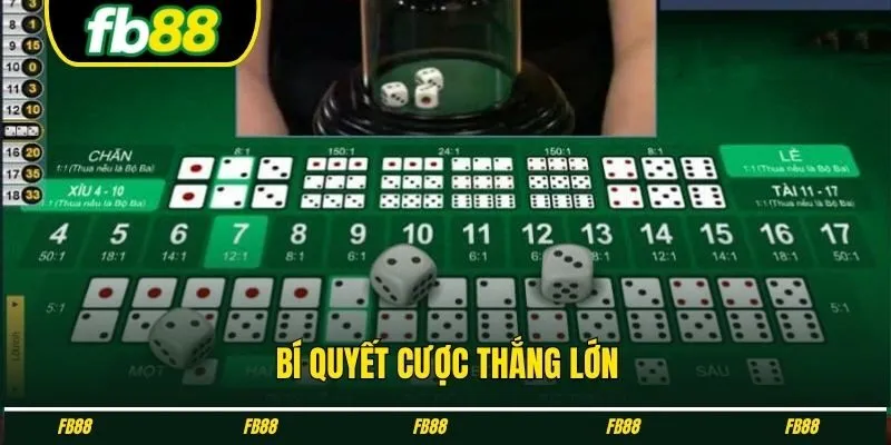 Bí quyết cược thắng lớn