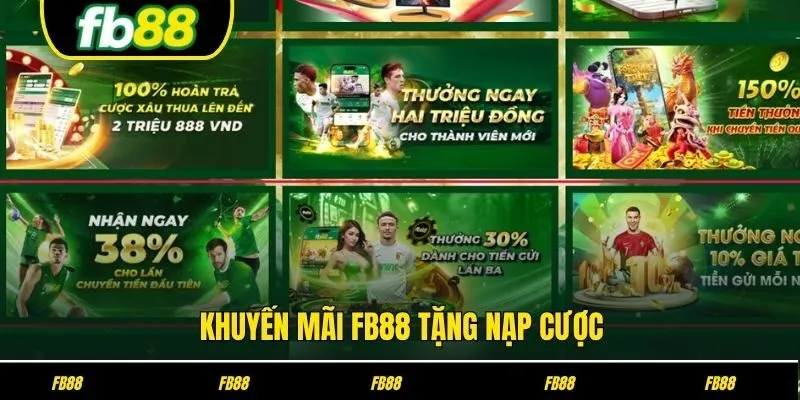 Khuyến mãi FB88 tặng nạp cược